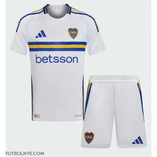 Camiseta Boca Juniors Visitante Equipación para niños 2024-25 manga corta (+ pantalones cortos)